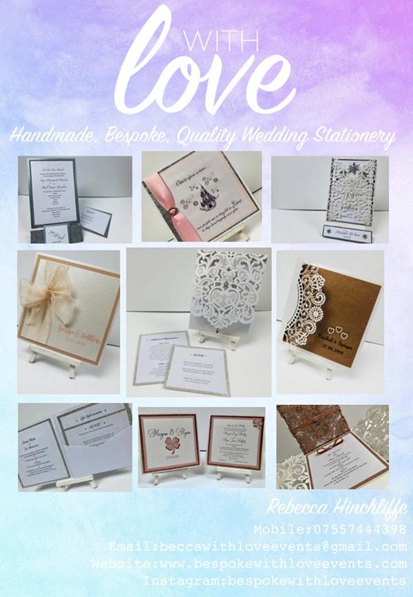 with love wedding stationery