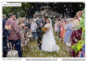 Mere Court Hotel wedding photo Rick Dell Photography