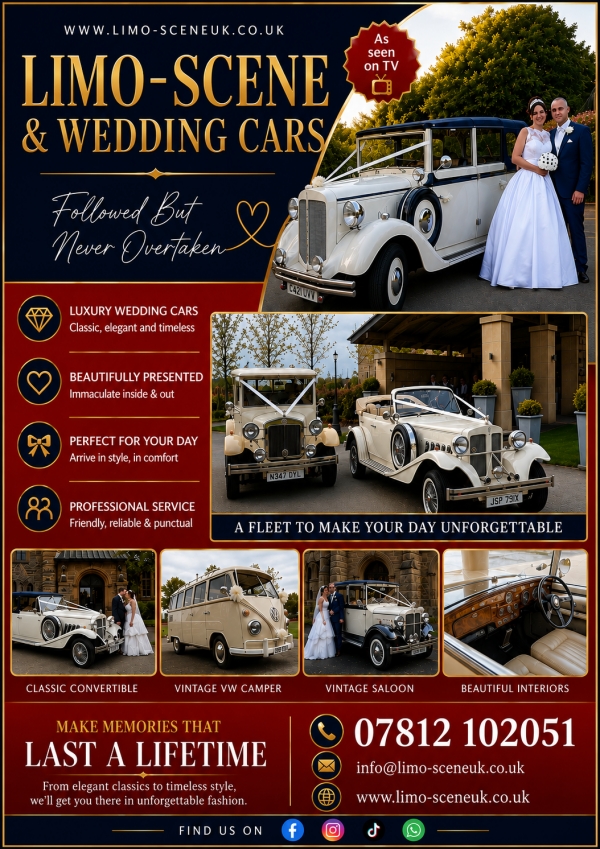 limo-scene wedding cars