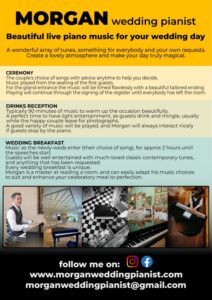 Morgan Wedding Pianist