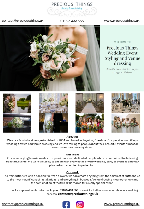 precious things event styling
