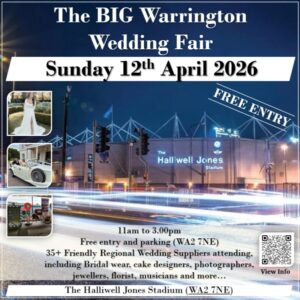 BIG Warrington Wedding Fair 12 April 2026