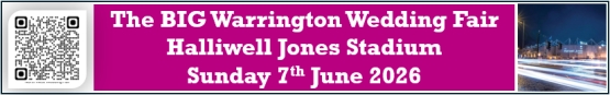 BIG Warrington Wedding Fair 7th June 2026