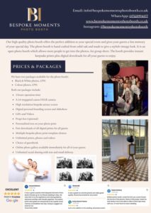 Bespoke Moments Photo Booth