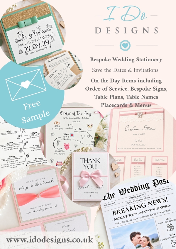 I Do designs wedding stationery
